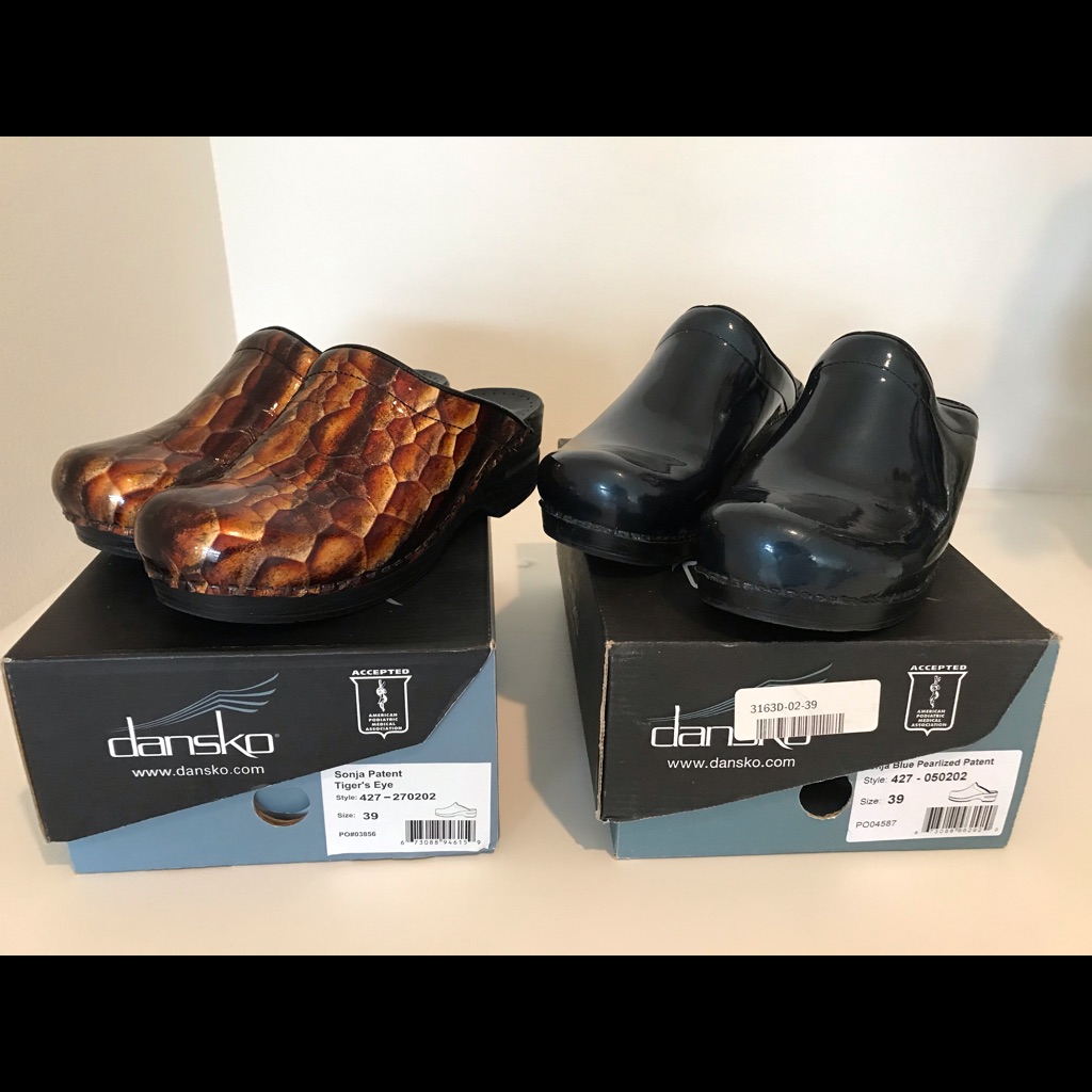2 Pair Dansko Clogs